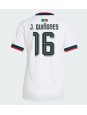Mexiko Julian Quinones #16 Replika Borta Kläder Dam VM 2026 Kortärmad Mexiko Julian Quinones #16 Replika Borta Kläder Dam VM 2026 Kortärmad
